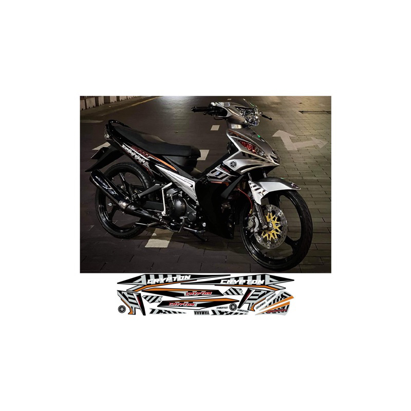 tem xe cryton exciter 2010 bạc cam đen
