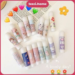 Keo Dán Hồ Dán Thủ Công Giấy Khô Hồ Khô Họa Tiết Hoạt Hình Phong Cách Hàn Quốc Tiện Dụng Cho Học Sinh TEECI MC008