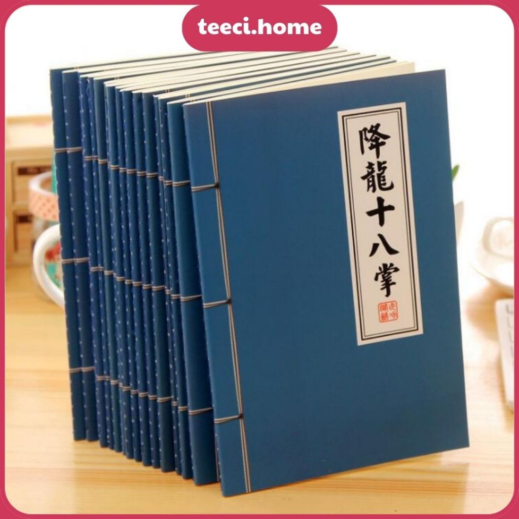 (Bán lẻ giá sỉ) Sổ Tay  Vở Bí Kíp Võ Công Vở Thư Pháp Cổ Trang Kungfu Dòng Kẻ Ngang A5 Tuyệt đỉnh Ku