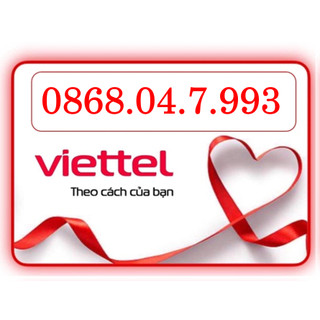 Sim viettel Số Đẹp 10 Số Trả Trước, mua ngay số đẹp chính chủ