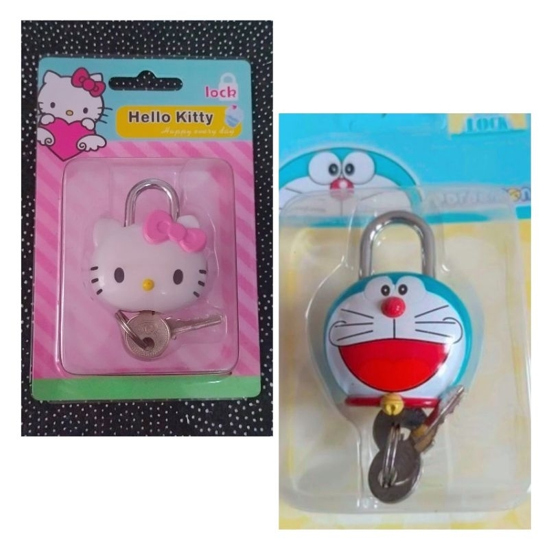 🌻Ổ KHOÁ MINI KITTY DOREMON 🎀 KITTY HOUSE