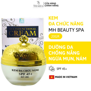   CHÍNH HÃNG  Kem mụn nám đồi mồi chống nắng chống lão hoá- Kem đa chức năng MH Beauty Spa SPF 45+  20g  