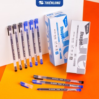 Combo Bút gel Thiên Long Flexgel GEL-042 ngòi 0.5mm - Bút gel mực khô nhanh,nét viết êm mượt