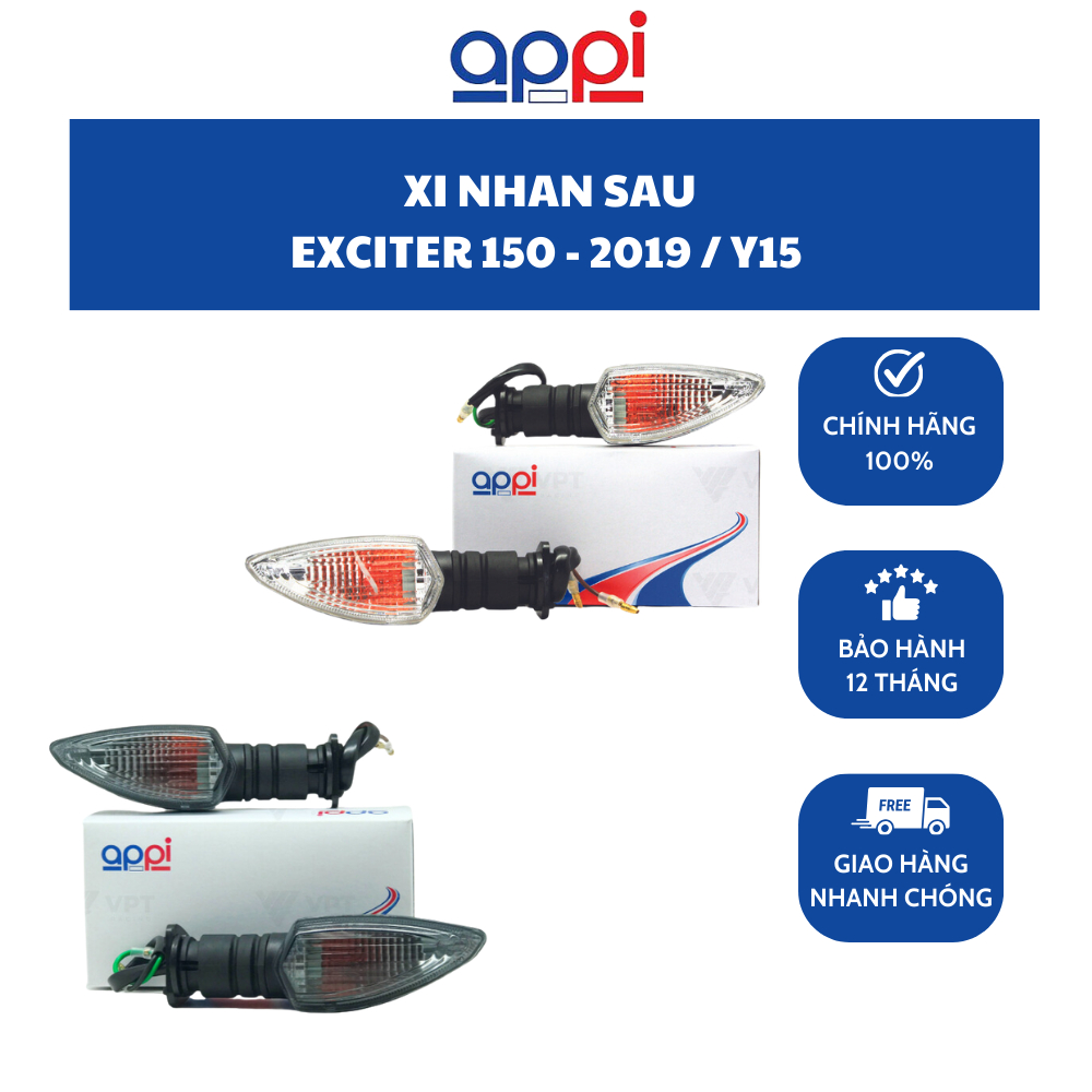Xi nhan sau Yamaha EX150 - 2019 / Y15 chính hãng Appi