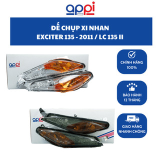 Đế chụp xi nhan trước yamaha ex135 - 2011 / lc135 ii / chính hãng appi