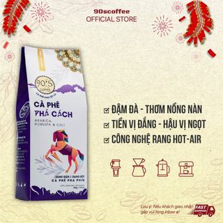 [500GR] Cà Phê Rang Mộc Nguyên Chất 100% Pha Phin, Cà Phê Phá Cách 90S Coffee Đậm Đà Thơm Nồng Hậu Ngọt