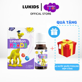 LineaBon Vitamin D3 K2 10ml - Vitamin tăng chiều cao cho bé hàng chính hãng 100%