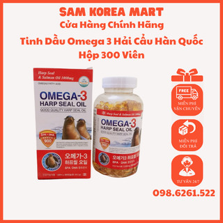 Tinh dầu omega 3 hải cẩu hàn quốc hộp 300 viên