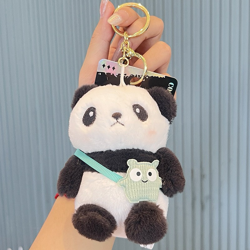 móc khoá gấu panda túi chéo