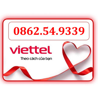 Sim Viettel Số Đẹp 10 Số Trả Trước, mua ngay số đẹp 9339