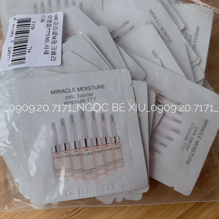 [Mẫu Mới] Combo 10 Gói Huyết thanh OHui Miracle Moisture Pink Barrier ampoule 777