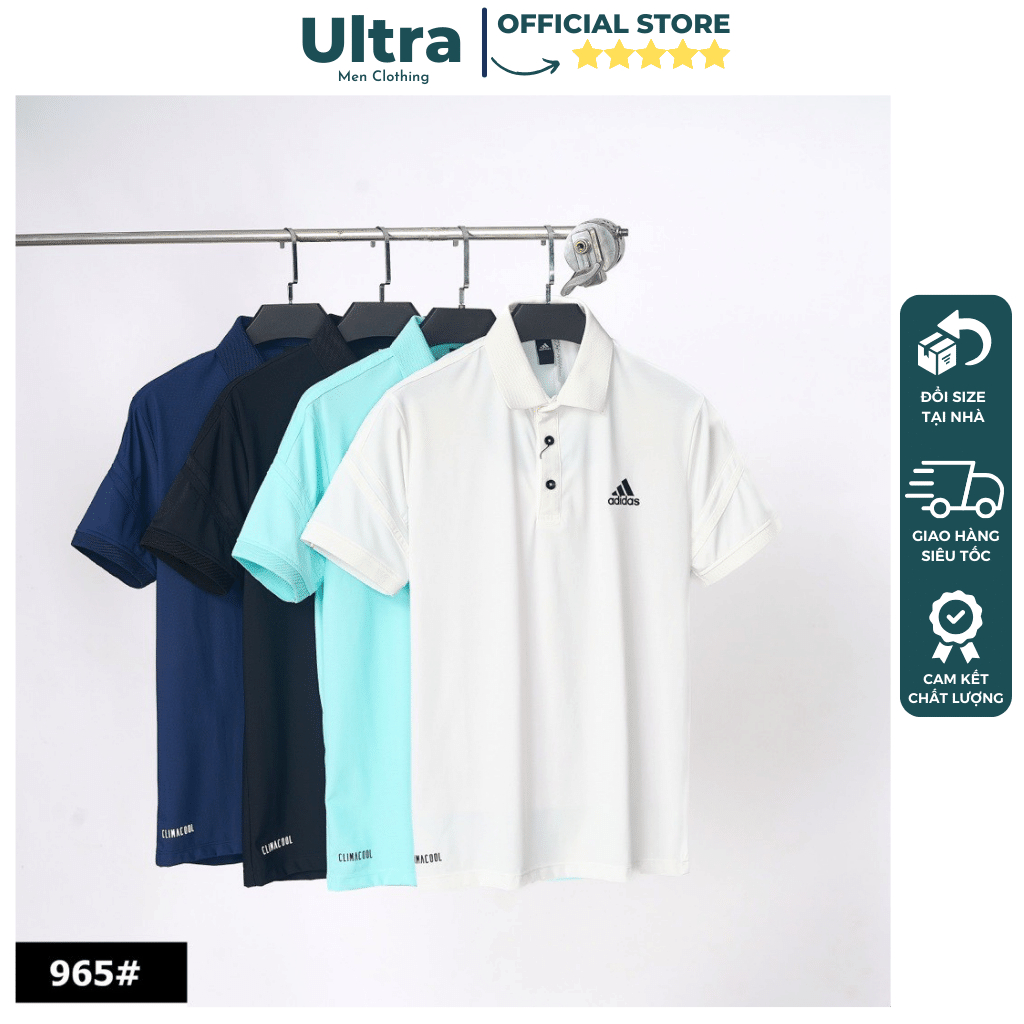 Áo Adidas nam cao cấp có cổ vải thun lạnh mát chuẩn phom xịn đẹp Ultra UH4-965 Áo thể thao nam thun lạnh mùa hè 2024