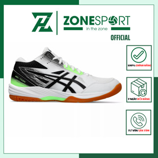 Giày Asics GeL Task MT 3 - Xanh Xám - Giày Bóng Chuyền, Bóng Rổ cổ cao, đế đệm gel đàn hồi, êm chân, lớp lưới thoáng khi