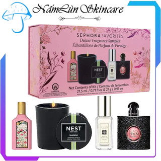Set Quà Tặng Nước Hoa Sephora Favorites Deluxe Fragrance Sampler Mini 4 Món Chính Hãng Sephora