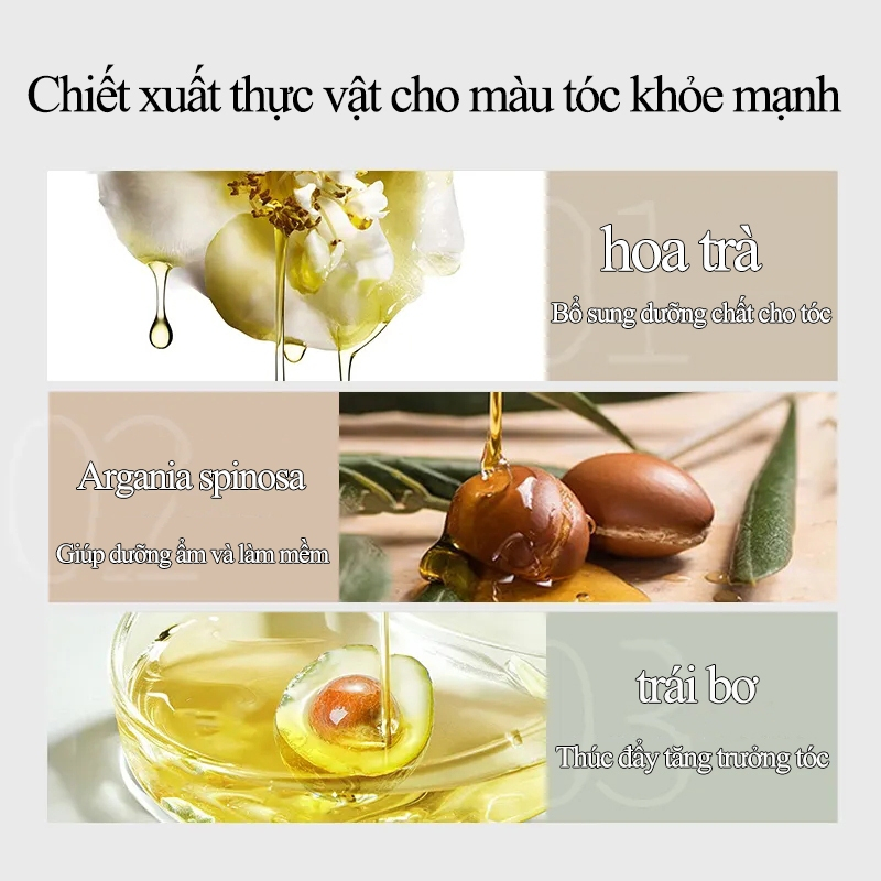 thuốc nhuộm tóc . nhuộm tóc màu nâu khói sữa ,Nâu Sữa không cần tẩy tóc-thuốc nhuộm collagen [ thuốc nhuộm tóc tặng kèm