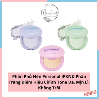 Phấn phủ nén personal ipkn phấn trang điểm hiệu chỉnh tone da phấn nén siêu mịn