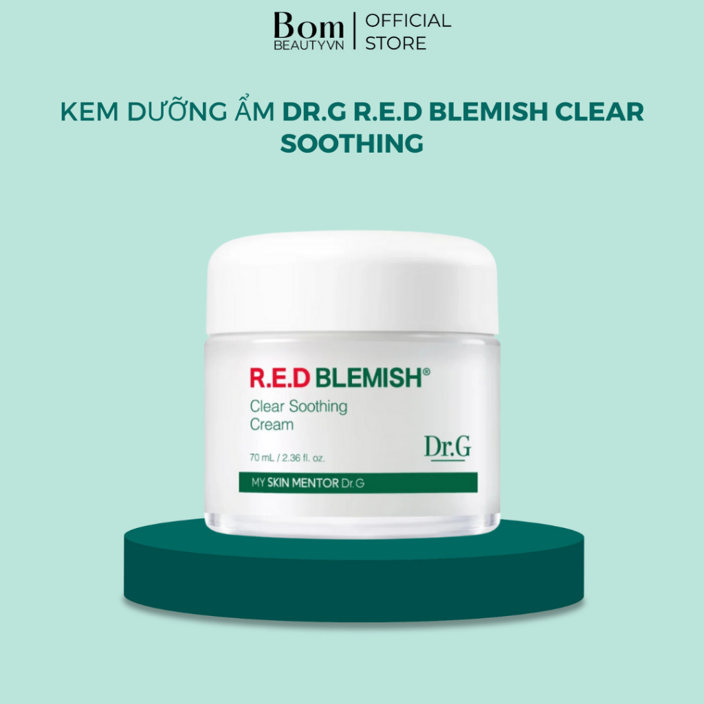 Kem dưỡng ẩm Dr.G R.E.D Blemish Clear Soothing Cream 70ml(02/2026)