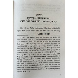 Sách Luật_Luật Sư (Hiện Hành) (Sửa đổi, bổ sung năm 2012, 2015)