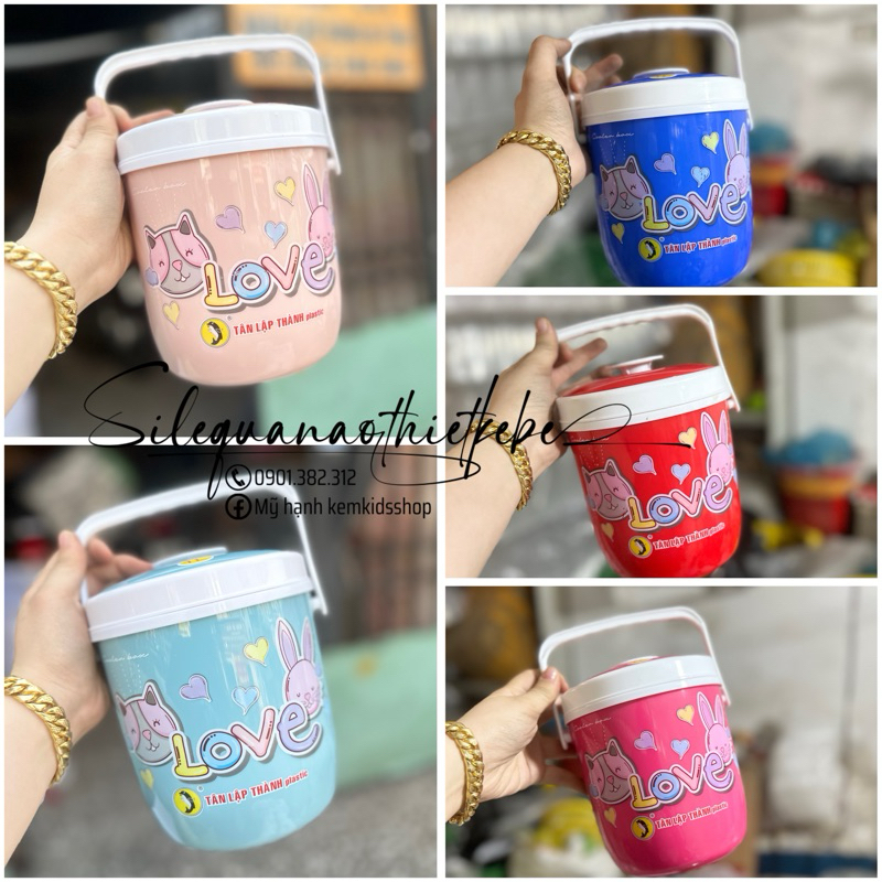 (SẴN) xô đá bình đá nước mini 1 lít hot trend
