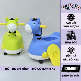 [XẢ KHO GIÁ TỐT] Bô trẻ em hình thú có bánh xe 2 trong 1 9BABY