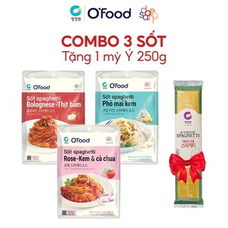 Combo 3 sốt spaghetti mix 3 vị mới