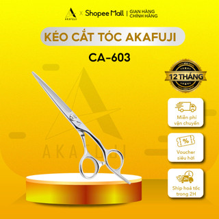 Kéo cắt tóc akafuji ca 603 size 6.0 inches thép nhật cao cấp bảo hành 12 tháng