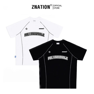 Áo thun znation line tee unisex oversize