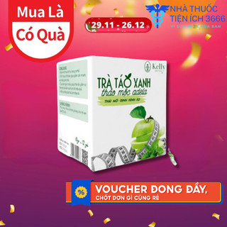 Trà giảm cân táo xanh thảo mộc 🍏 thải mỡ - định hình eo thon dáng đẹp🍏