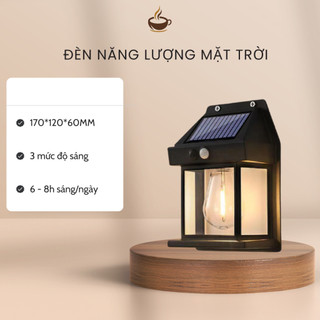 Đèn Trang Trí Treo Tường Classic Chạy Bằng Năng Lượng Mặt Trời, Bảo hành 1 năm