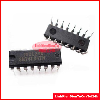 IC 74LS47 DIP16 Chân Cắm