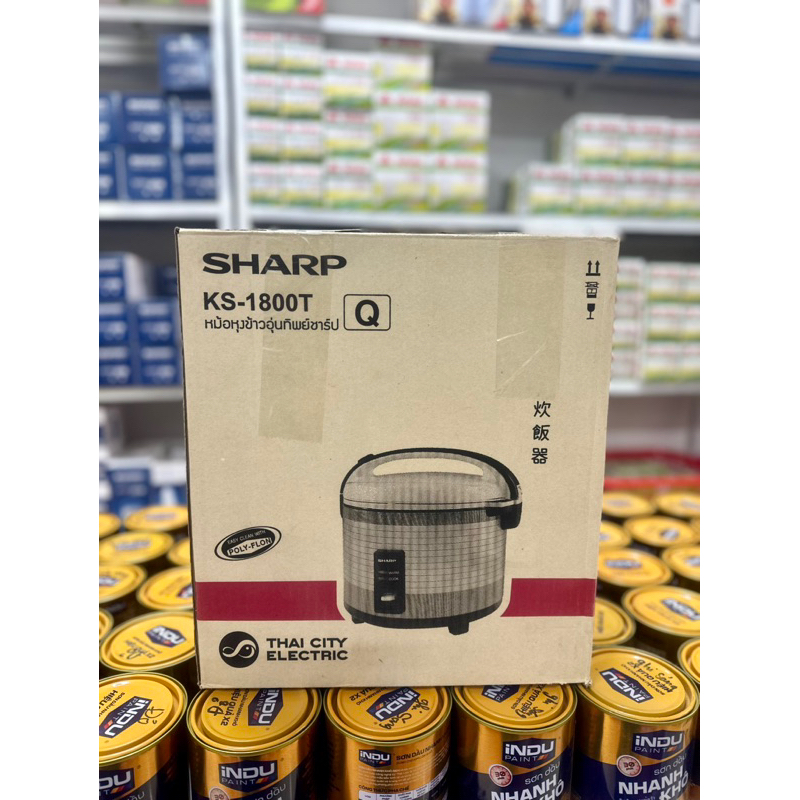 NỒI CƠM ĐIỆN SHARP KS-1800T NẤU CƠM SIÊU NGON