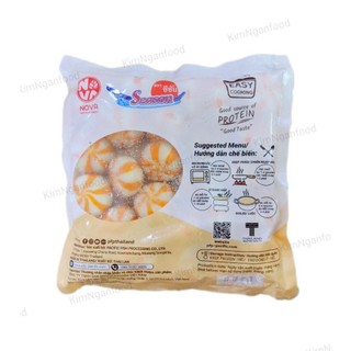 Cá viên nhân trứng cá Thái 500g