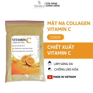  CHÍNH HÃNG  Mặt nạ collagen Vitamin C MH Beauty Spa 150g Chống xạm da Chống lão hóa Làm sáng da 