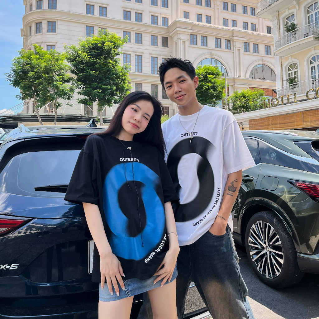 Áo Phông Nam Nữ , Áo thun Outerity illution chất liệu cotton mềm mịn phong cách thời trang unisex trẻ trung 2024