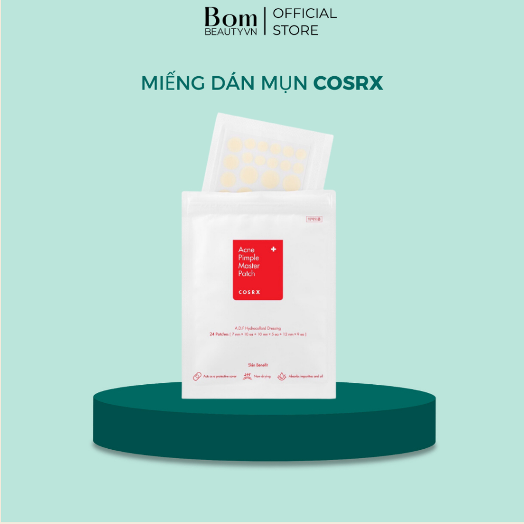 Miếng dán mụn Cosrx  - Bom Beauty VN phân phối chính hãng(04/2026)