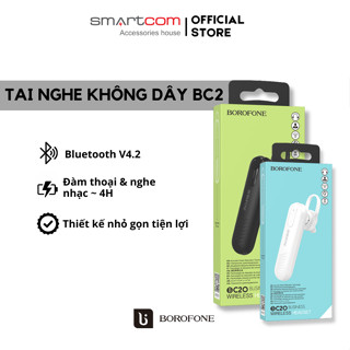 Tai nghe bluetooth V4.2 1 tai chính hãng Borofone thiết kế nhỏ gọn siêu nhẹ tiện lợi Smartcom phân phối - BC20
