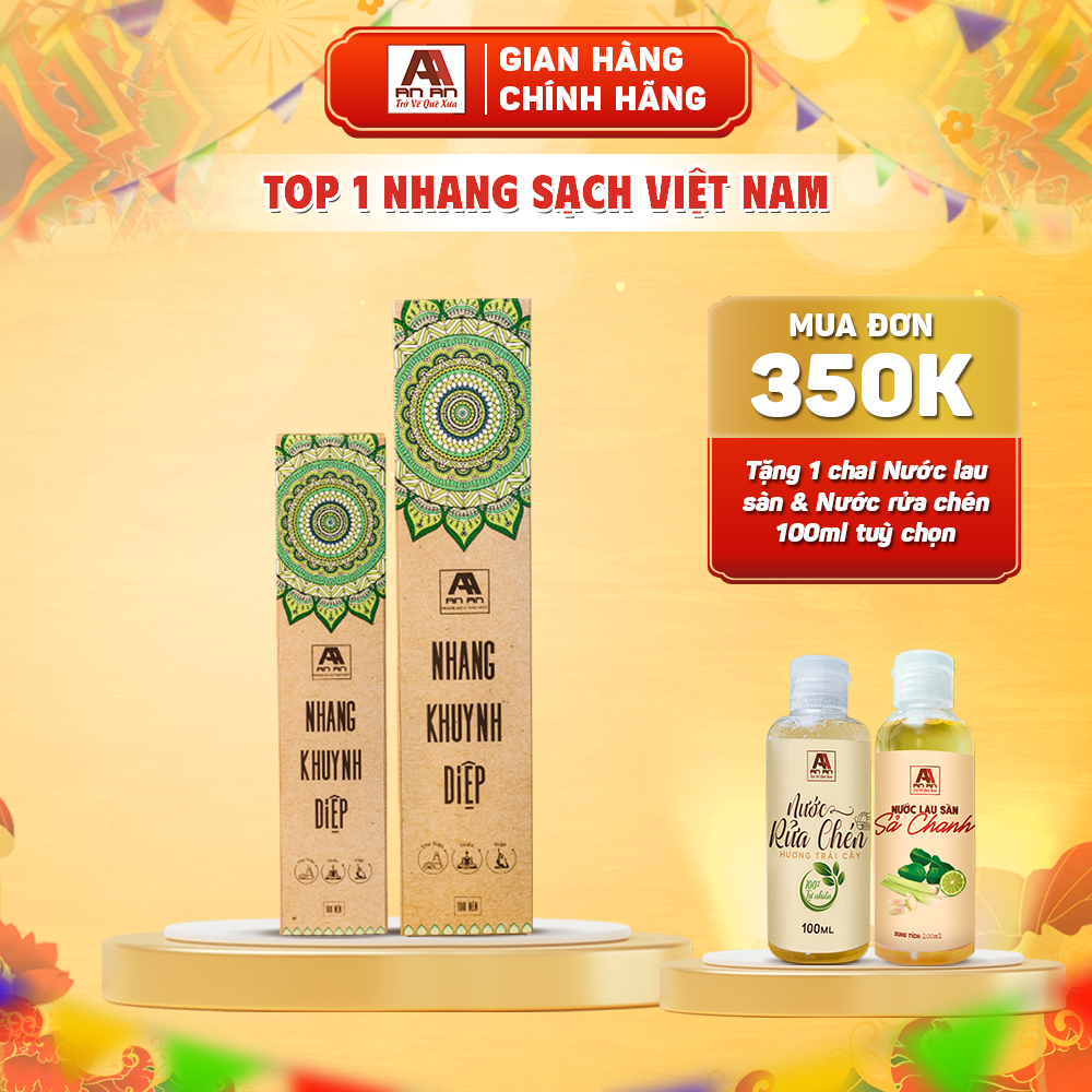 Nhang hộp tinh khiết Khuynh diệp - Hương tươi mới, thanh mát, thư giãn, thanh lọc không gian