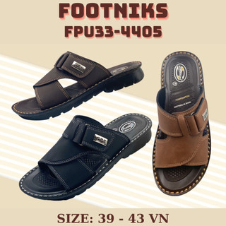 Dép Thái Lan Nam FOOTNIKS FPU33 - 4405M Quai Da Microfiber, Dép Da Chống Nước, Chống Trơn Trượt, Dép Da Nam Nhẹ