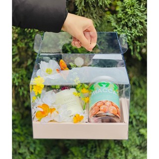 Set quà tặng hộp mica Hạt và Nến - Quà Tặng sinh nhật Quà tặng người yêu Quà tặng doanh nghiệp