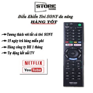 Điều khiển tivi sony smart rm-l1370 netflix-youtube