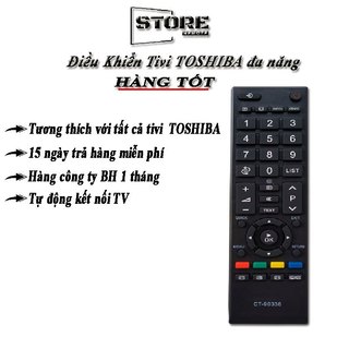 Điều khiển tivi toshiba đa năng tương thích tất cả tivi của toshiba - model ct90336 chất lượng tốt