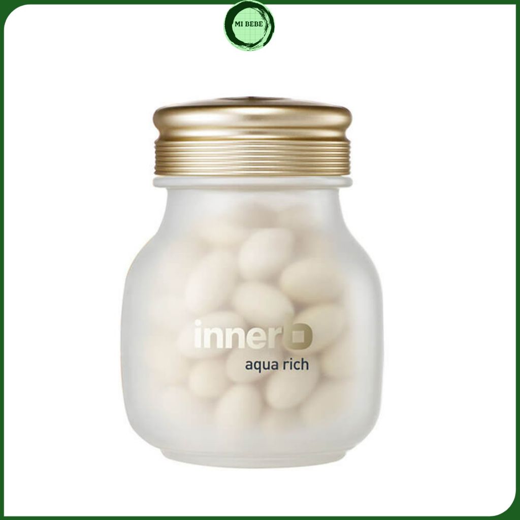 Viên uống Innerb Aqua Rich cấp nước, bổ sung collagen - Mibebe