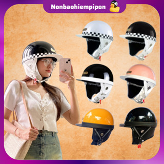 Mũ bảo hiểm nửa đầu Napoli Bosozoku Japan Style nửa đầu vintage - Nón bảo hiểm moto Vintage 1/2 đầu
