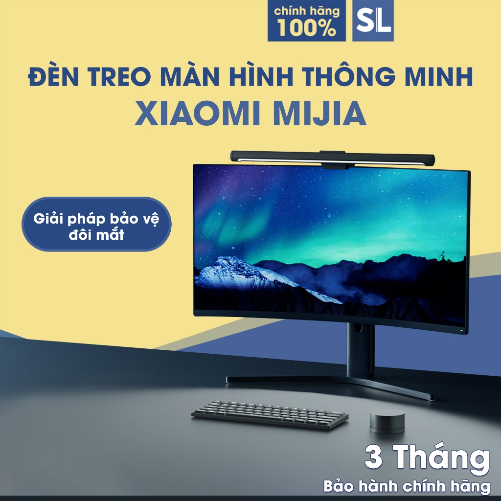 Đèn treo màn hình Xiaomi MIJIA  bảo vệ mắt, điều khiển từ xa - ĐÈN MÁY TÍNH