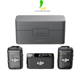 Microphone không dây DJI MIC 2 - Thiết bị ghi âm chuyên nghiệp cho điện thoại, máy ảnh, máy quay thời lượng pin 6 giờ