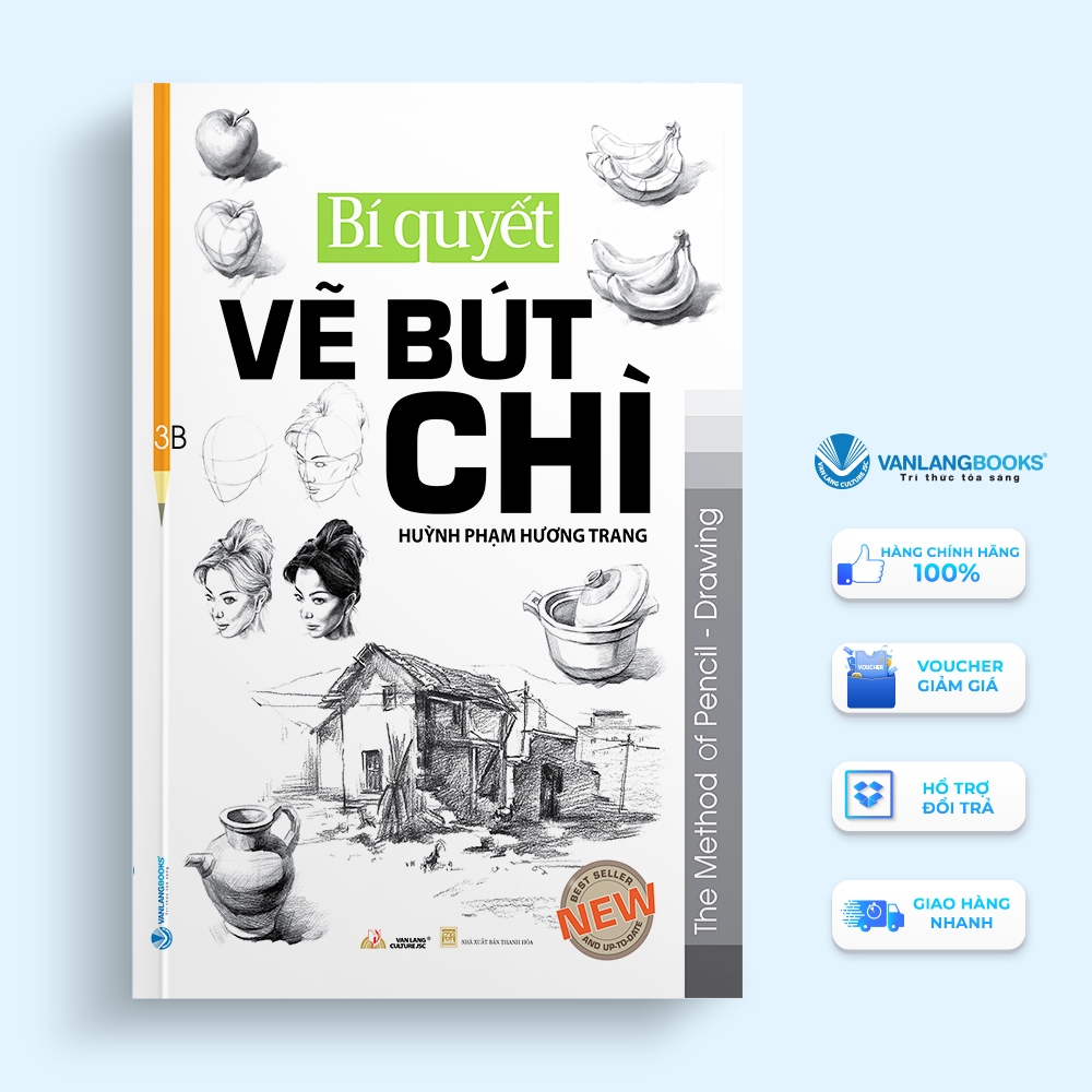 Sách Bí Quyết Vẽ Bút Chì (Tái bản 2023) - Văn Lang