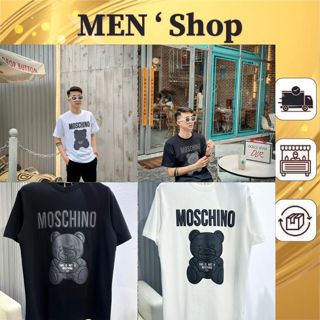 Áo phông nam nữ Moschi.no in hình gấu siêu đẹp, cao cấp - Áo Cộc tay Unisex cho nam và nữ in hình gấu mos.chino