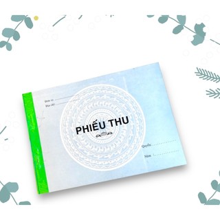 Combo 05-10 cuốn phiếu Thu, Phiếu Chi 2 liên giấy đẹp, giá rẻ