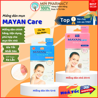 Miếng dán mụn mayan care ultra thin spot 20 miếng - minpharmacy