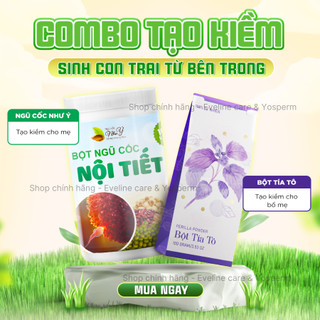 Combo Tạo Môi Trường Kiềm Từ Bên Trong Cho Mẹ Canh Bé Trai